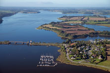 Der Sportboothafen Lindaunis