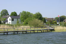 Der Sportboothafen Lindaunis