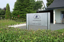 Der Sportboothafen Lindaunis