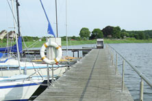 Der Sportboothafen Lindaunis
