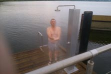 Der Sportboothafen Lindaunis